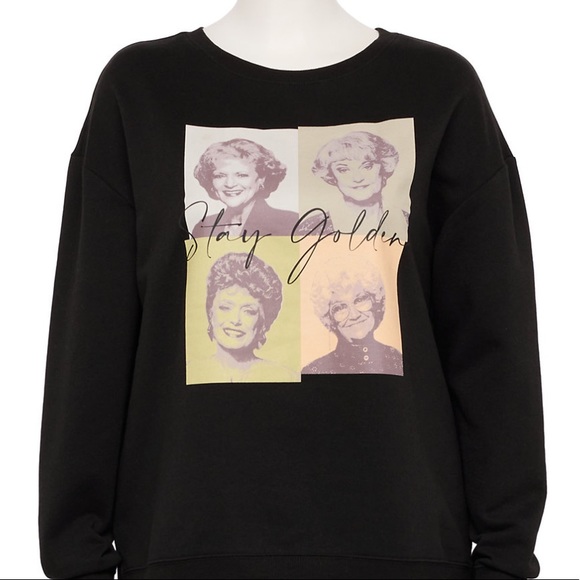 GOLDEN GIRLS Sweatshirt Black All new in bag - Picture 2 of 12